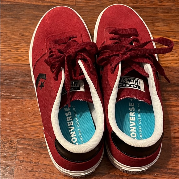 Converse All Star Men's Red and Black Sneakers - Picture 4 of 10
